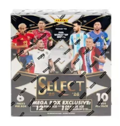 2026 Panini Select World Cup Mega Box