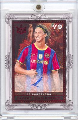 2025‑26 Panini Pitch Kings #LP-ZI Zlatan Ibrahimovic Legacy Portrait Signatures #/7