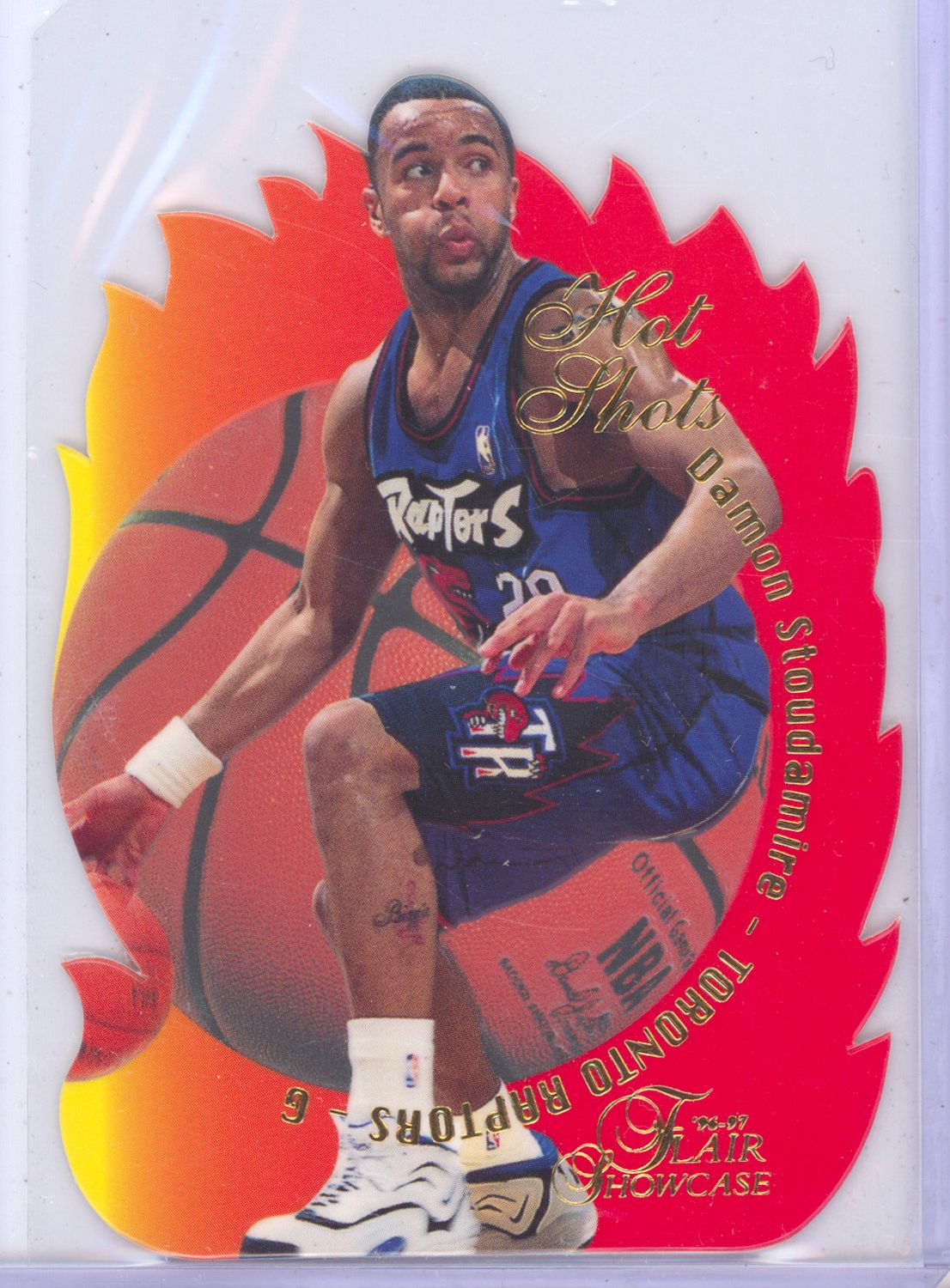 1996-97 Flair Showcase #3 Damon Stoudamire Hot Shots