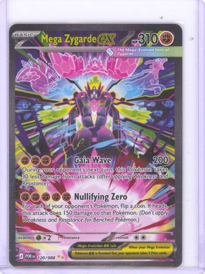 Mega Zygarde ex - 120/088 - ME03: Perfect Order (POR) - NM (9/11)