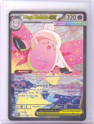 Mega Clefable ex - 119/088 - ME03: Perfect Order (POR) - NM (9/12)