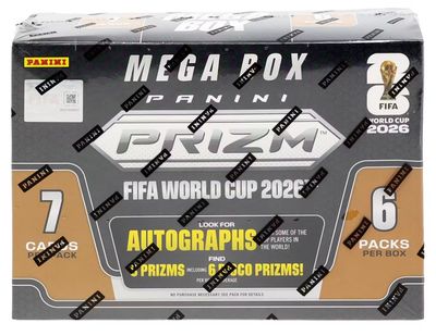 2026 Panini Prizm FIFA World Cup Soccer Mega Hobby Box