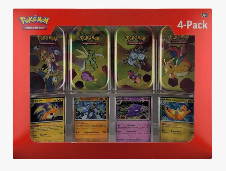 Sam's Club 151 (4 Mini Tins + 4 Promo Cards Bundle) - SV: Scarlet &amp; Violet 151 (MEW)