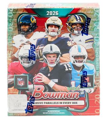 2026 Bowman Football Mega Box