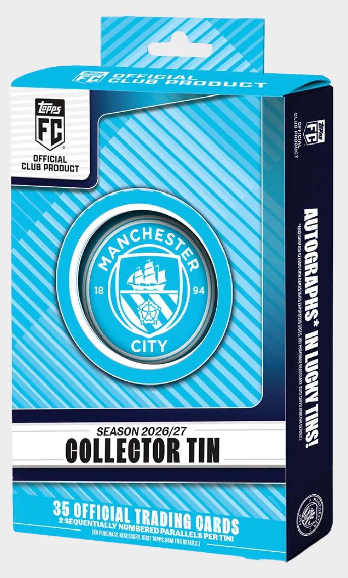 Topps Collector Tin Manchester City 2026/27