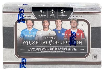 2025/26 Topps UEFA Club Competitions Museum Collection Soccer Hobby Box