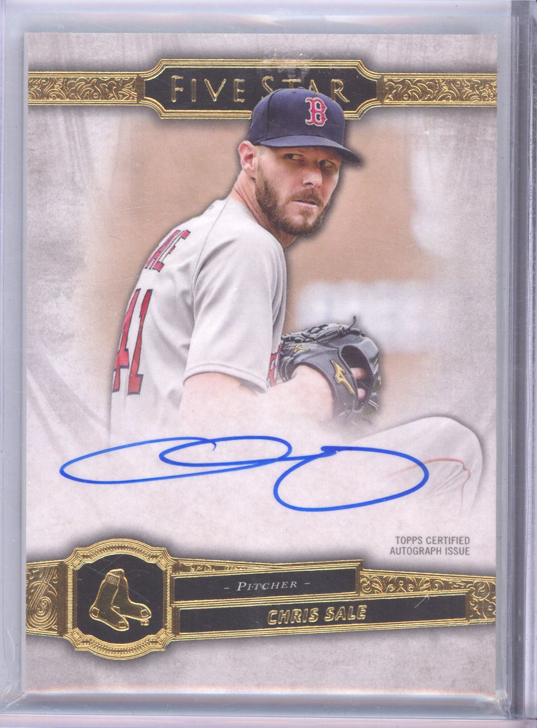 2021 Topps Five Star #FSA-CSU Chris Sale Autograph