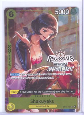 Shakuyaku (Regionals Finalist Card Set 26-27 Vol.2) - One Piece Promotion Cards (OP-PR) - NM