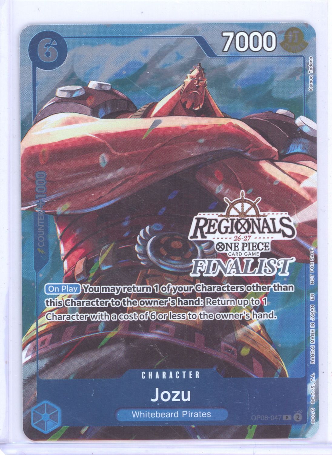 Jozu (Regionals Finalist Card Set 26-27 Vol.2) - One Piece Promotion Cards (OP-PR) - NM