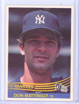 1984 Donruss #248 Don Mattingly (10/26)