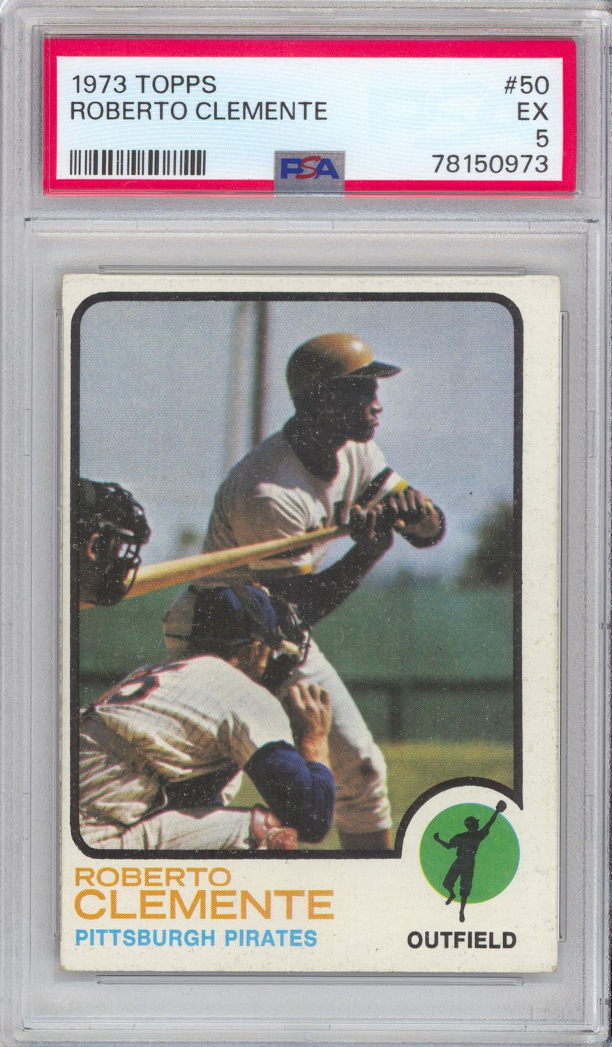 1973 Topps #50 Roberto Clemente PSA 5
