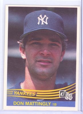 1984 Donruss #248 Don Mattingly (10/26/26)