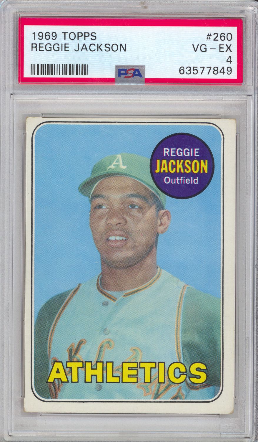 1969 Topps #260 Reggie Jackson PSA 4