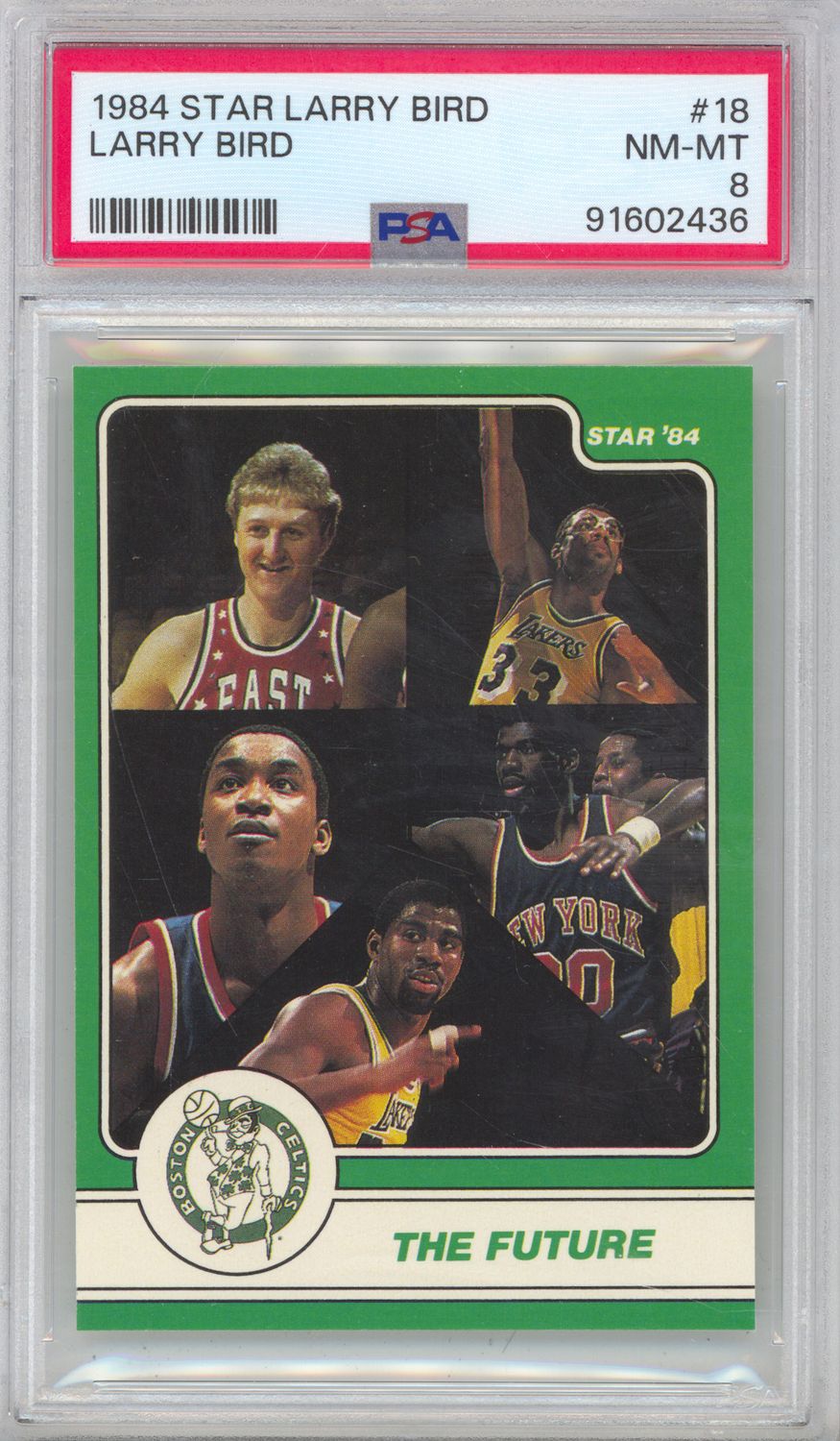1984 Star #18 Larry Bird PSA 8