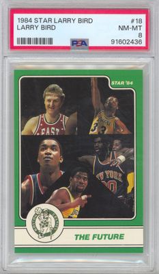 1984 Star #18 Larry Bird PSA 8