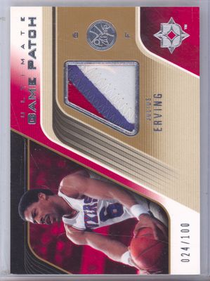 2004-05 Ultimate Collection #UGP-JE Julius Erving Patch /100