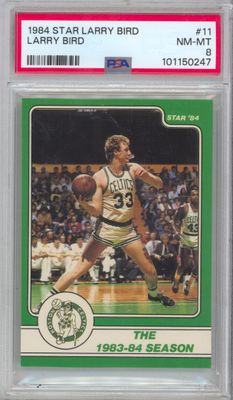 1984 Star #11 Larry Bird PSA 8