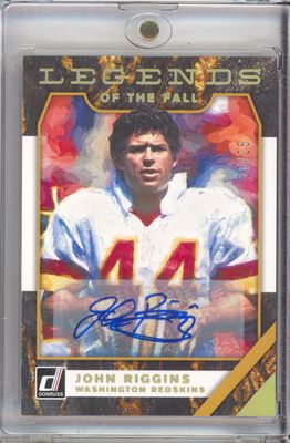 2019 Panini Donruss #LF-12 John Riggins Legends of the Fall #/25
