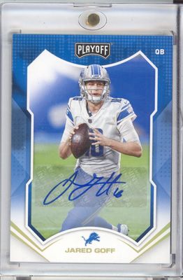 2021 Panini Playoff #131 Jared Goff Autograph