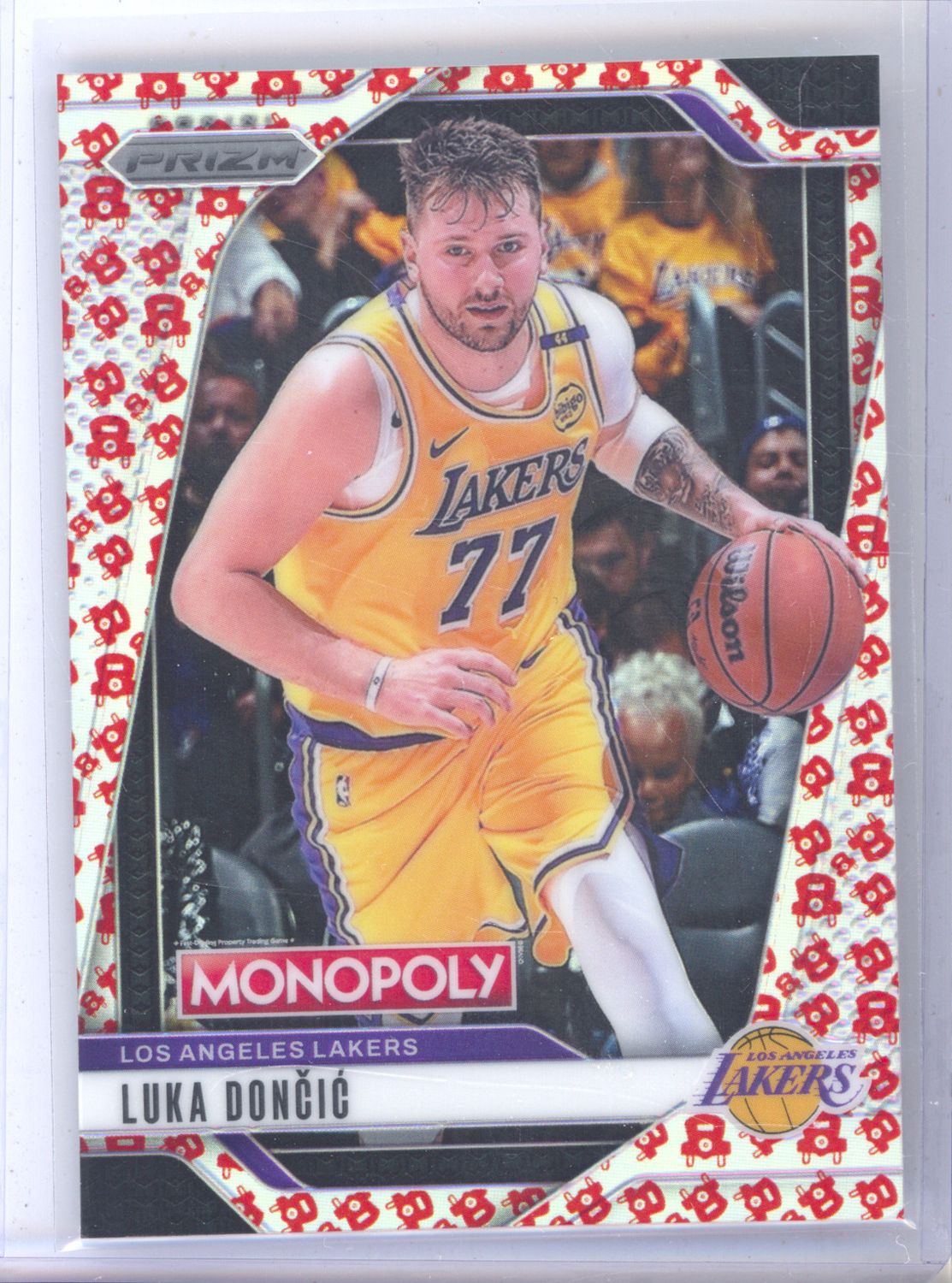 2024-25 Panini Prizm #000 Luka Doncic Monopoly Free Parking Prizm