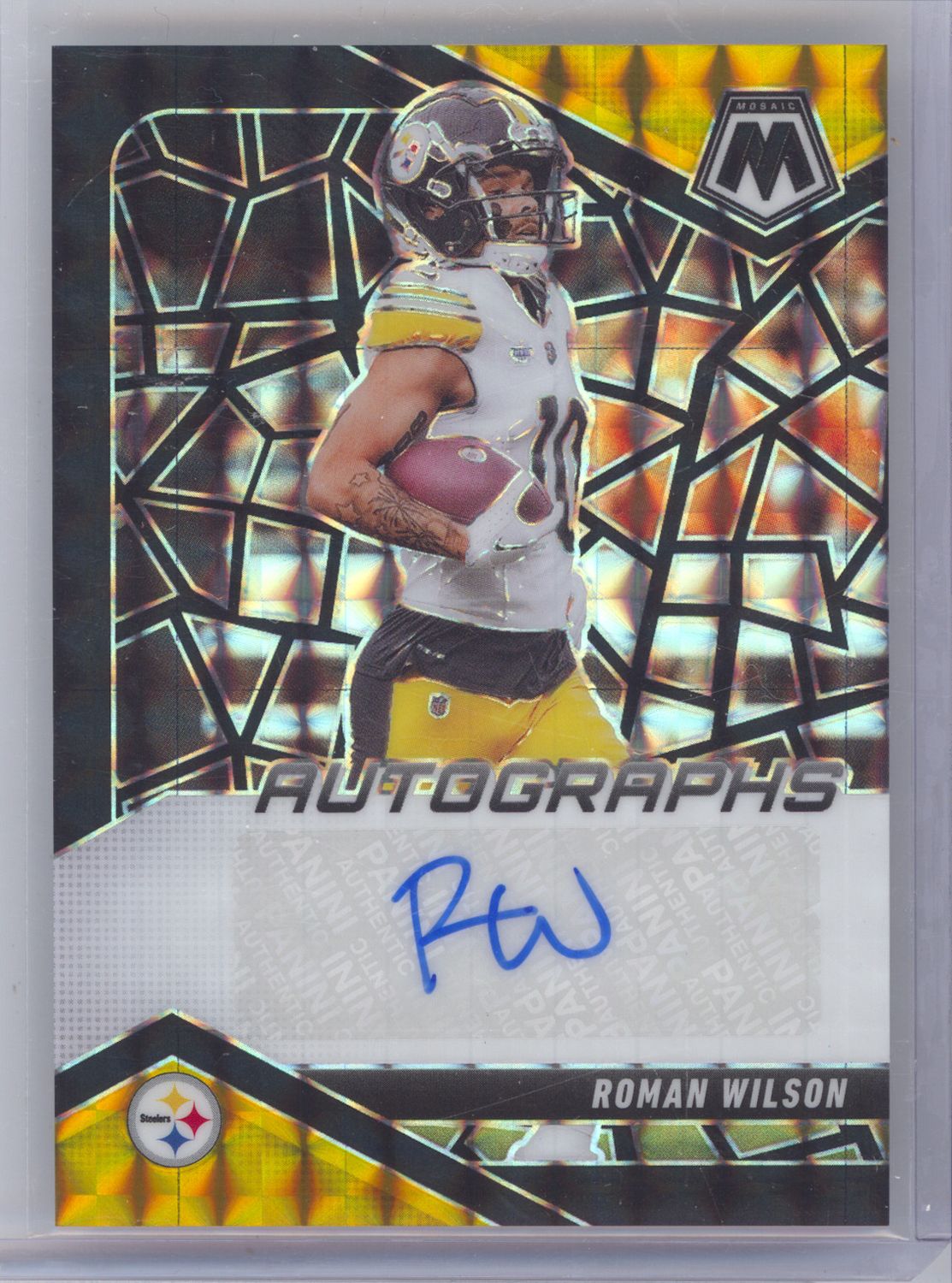 2025 Panini Mosaic #AMC-RWN Roman Wilson Autographs #/8