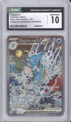 Kingdra ex - 131 - SV: Scarlet &amp; Violet Promo Cards (SVP) CGC 10 (10/29)