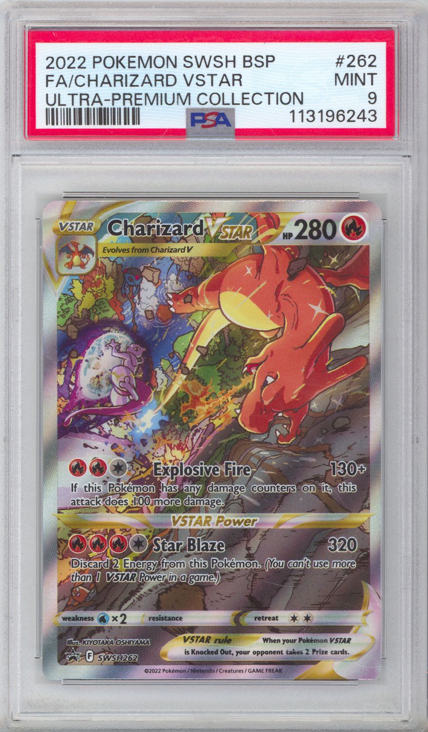 Charizard VSTAR - SWSH262 - SWSH: Sword &amp; Shield Promo Cards (SWSD) PSA 9 (10/29)