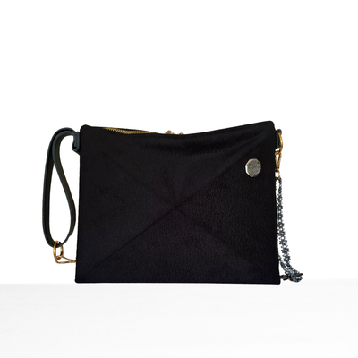 QUASAR – Solid Black Clutch