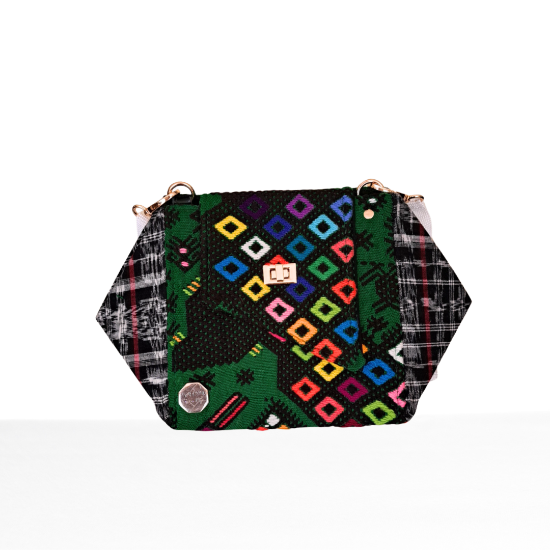 NYOKO – Embroidered Huipil with Traditional Skirt Fabric