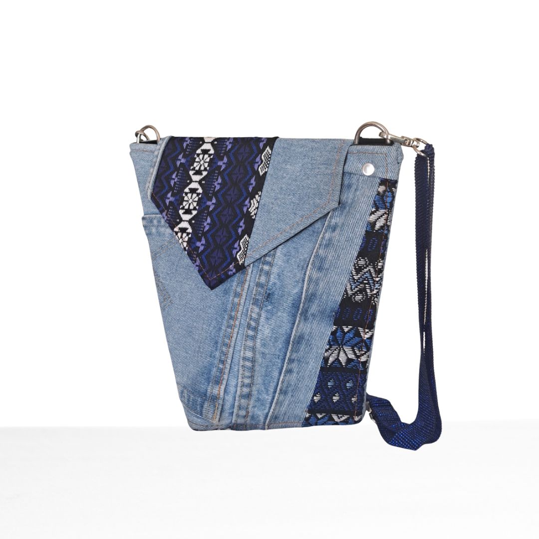NAGAREBOSHI – Denim with Embroidered Huipil