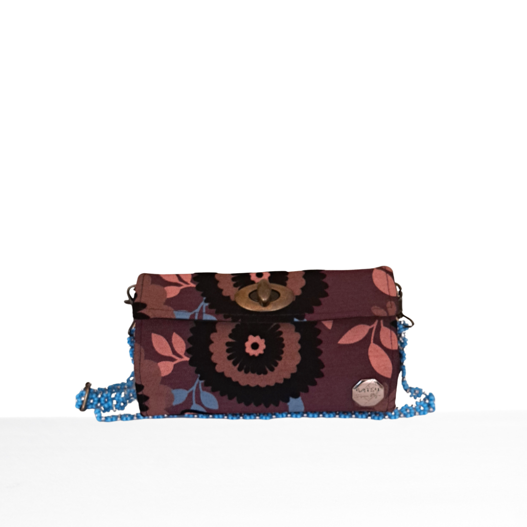 SHIBUMI – Black, Brown, and Coral Print