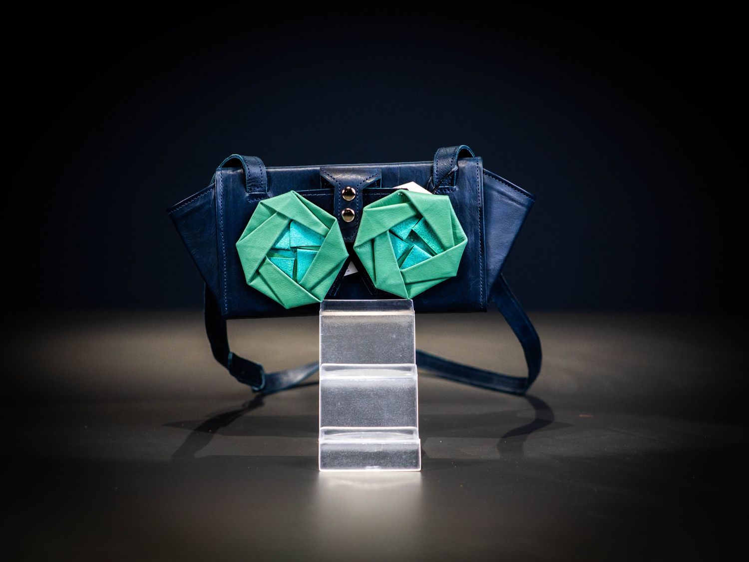 SHIBUI BLUE LEATHER