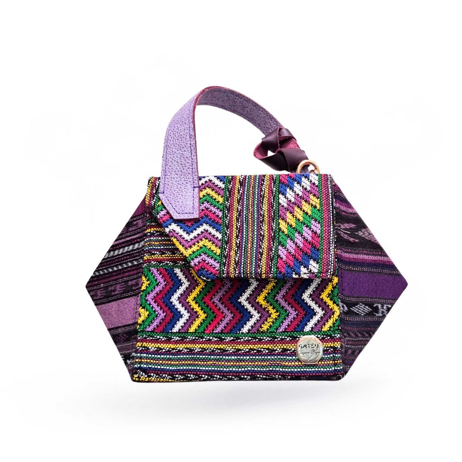 BOLSA NYOKO GUIPIL Y CORTE LILA