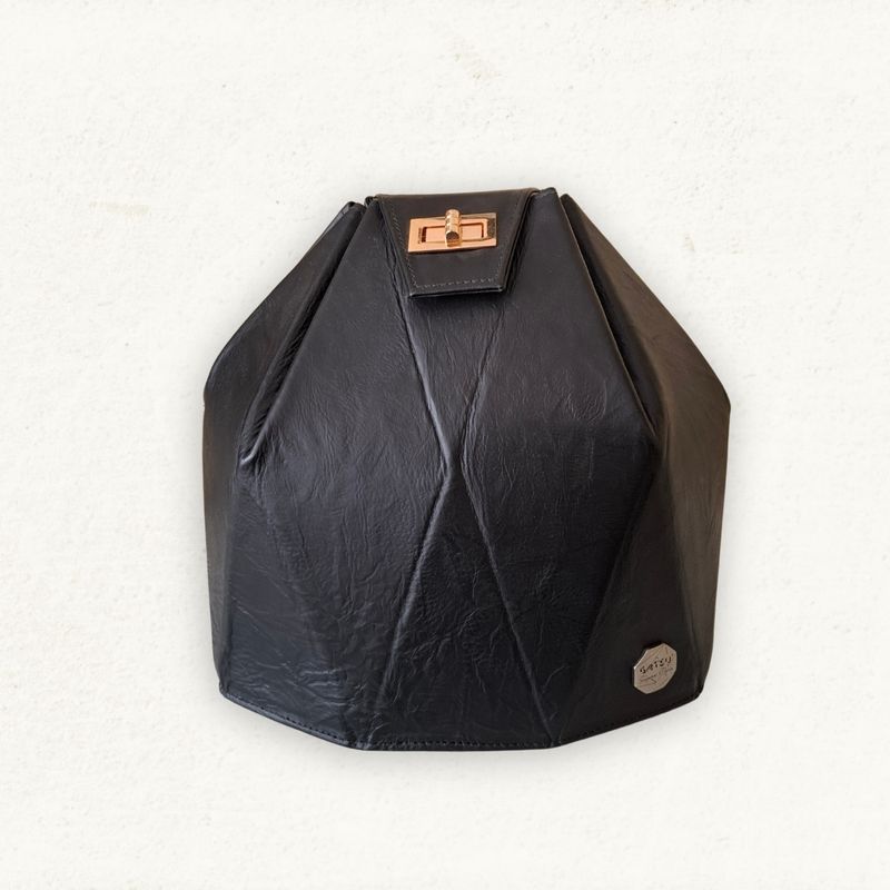 KOKORO BACKPACK CUERO NEGRO