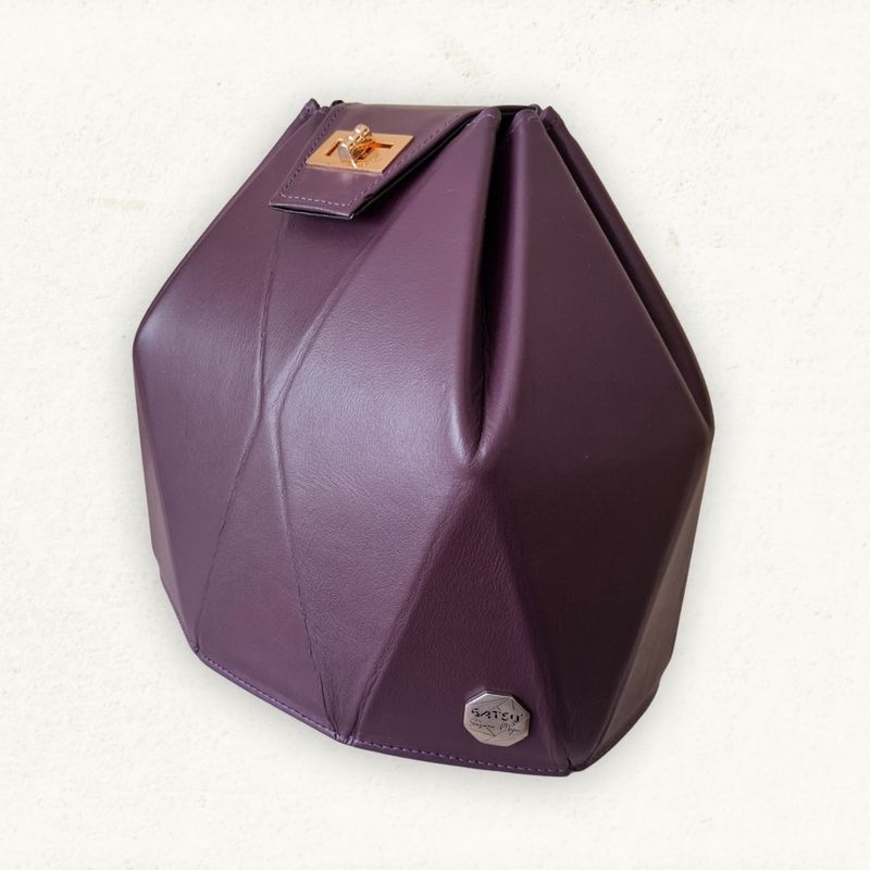 KOKORO BACKPACK CUERO MORADO