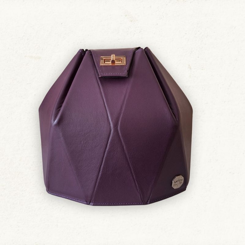 KOKORO BACKPACK CUERO MORADO