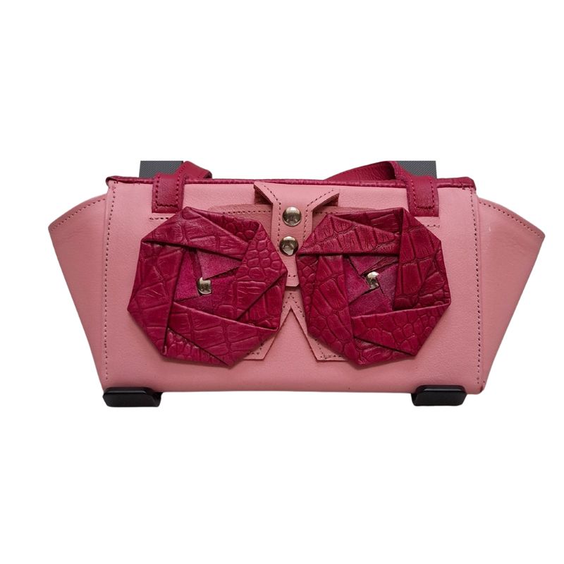 SHIBUI PINK AND FUCHSIA LEATHER