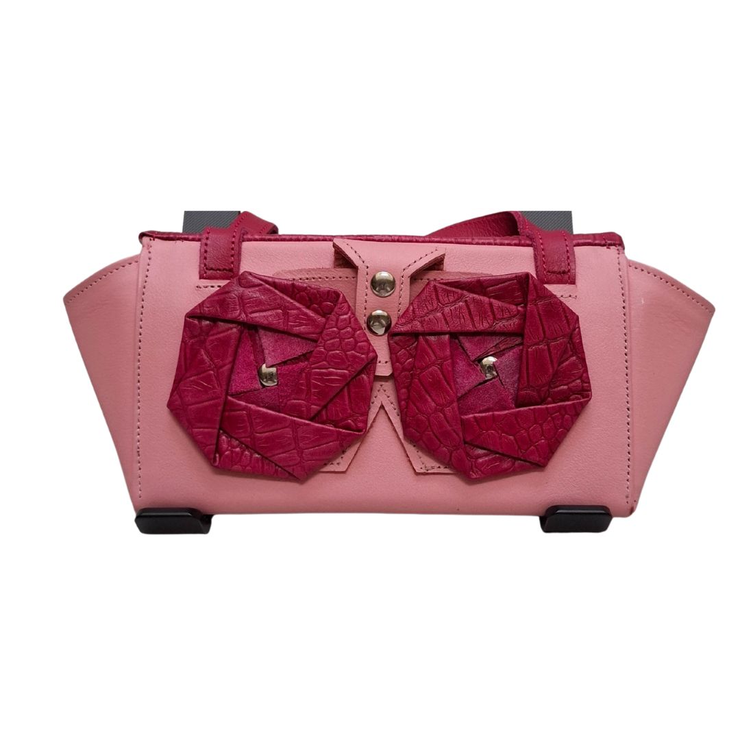 SHIBUI PINK AND FUCHSIA LEATHER