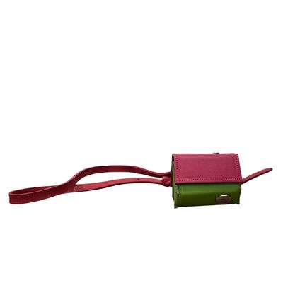 SISU LEATHER FUCHSIA AND LIME GREEN 