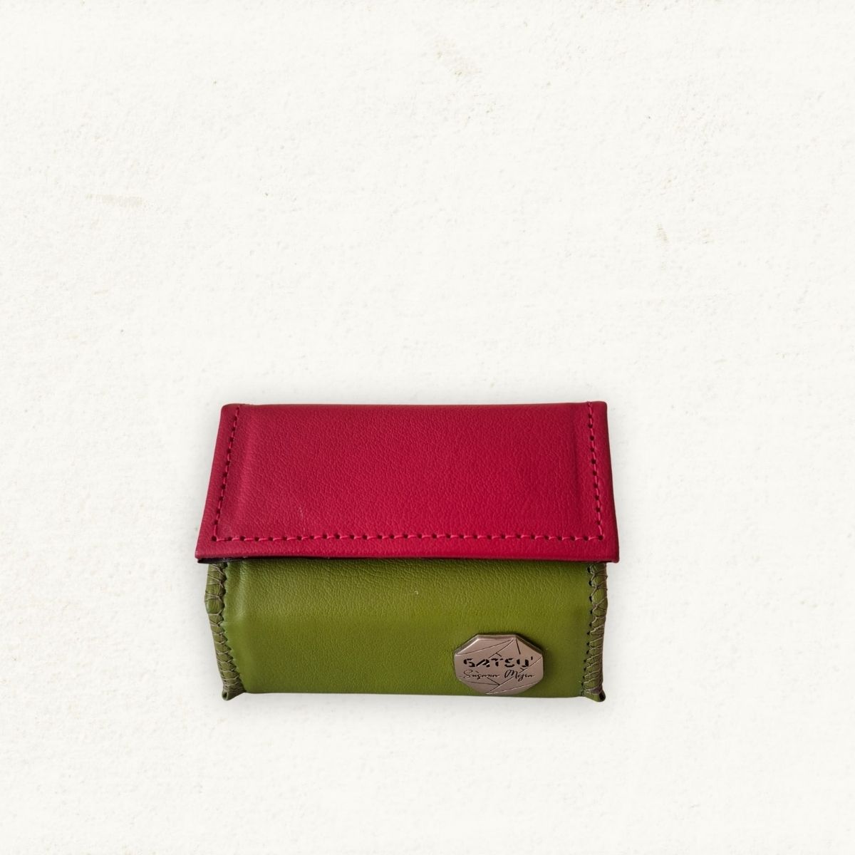 SISU - CUERO FUCSIA Y VERDE LIMON