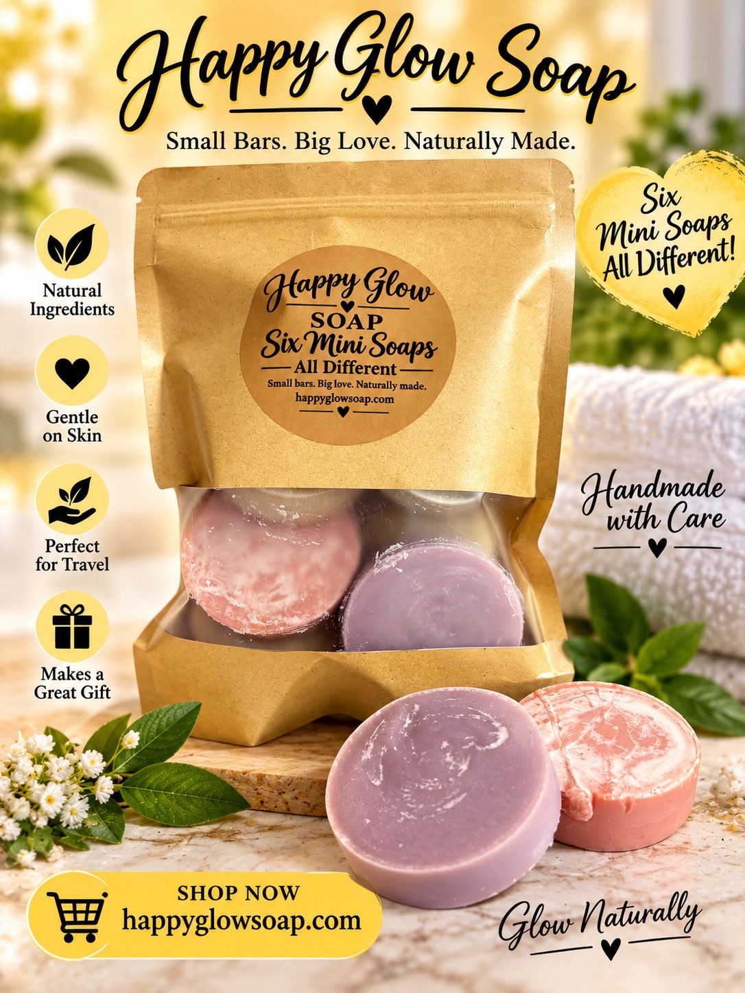 6 Mini Soaps