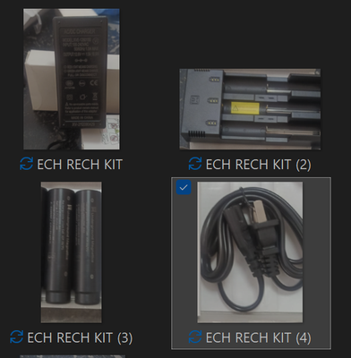 The rechargeable battery  combination kit includes the following:  2 pcs 5000mAh rechargeable batteries,  1 pcs battery case, 1pcs battery charger.
