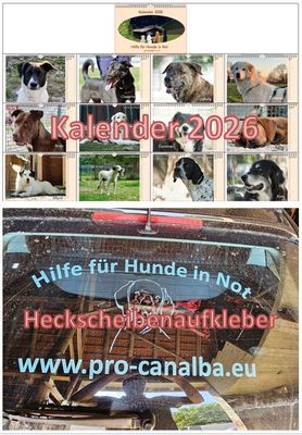 Kalender und/oder Heckscheibenaufkleber