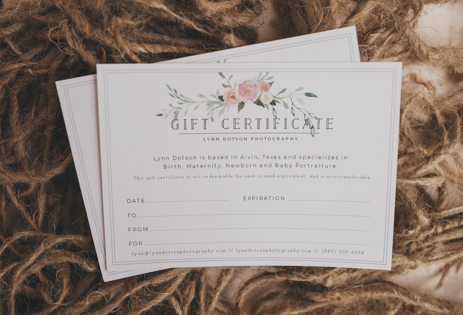 Gift Certificates