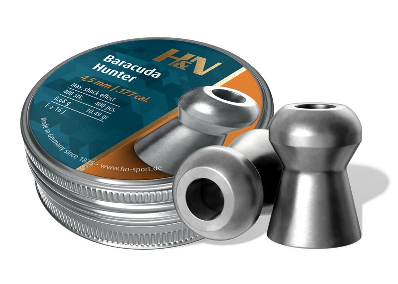 Baracuda Hunter .25 6.35mm Pellets, Tin of 150 by H&amp;N