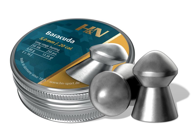 H&amp;N Baracuda .20 Pellets Tin of 250