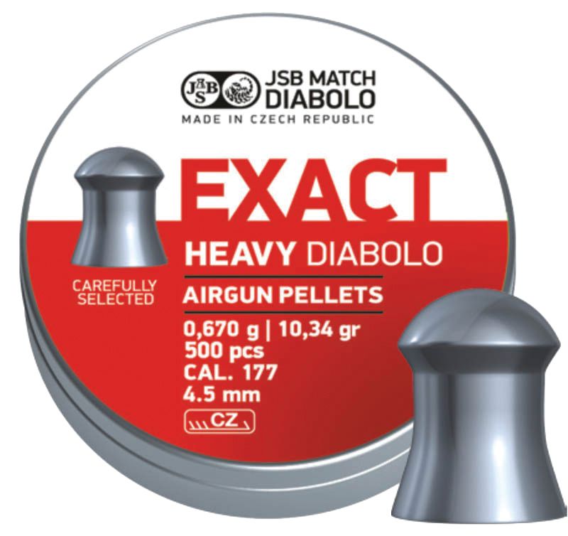 JSB Exact Heavy .177 Pellets, 10.34g