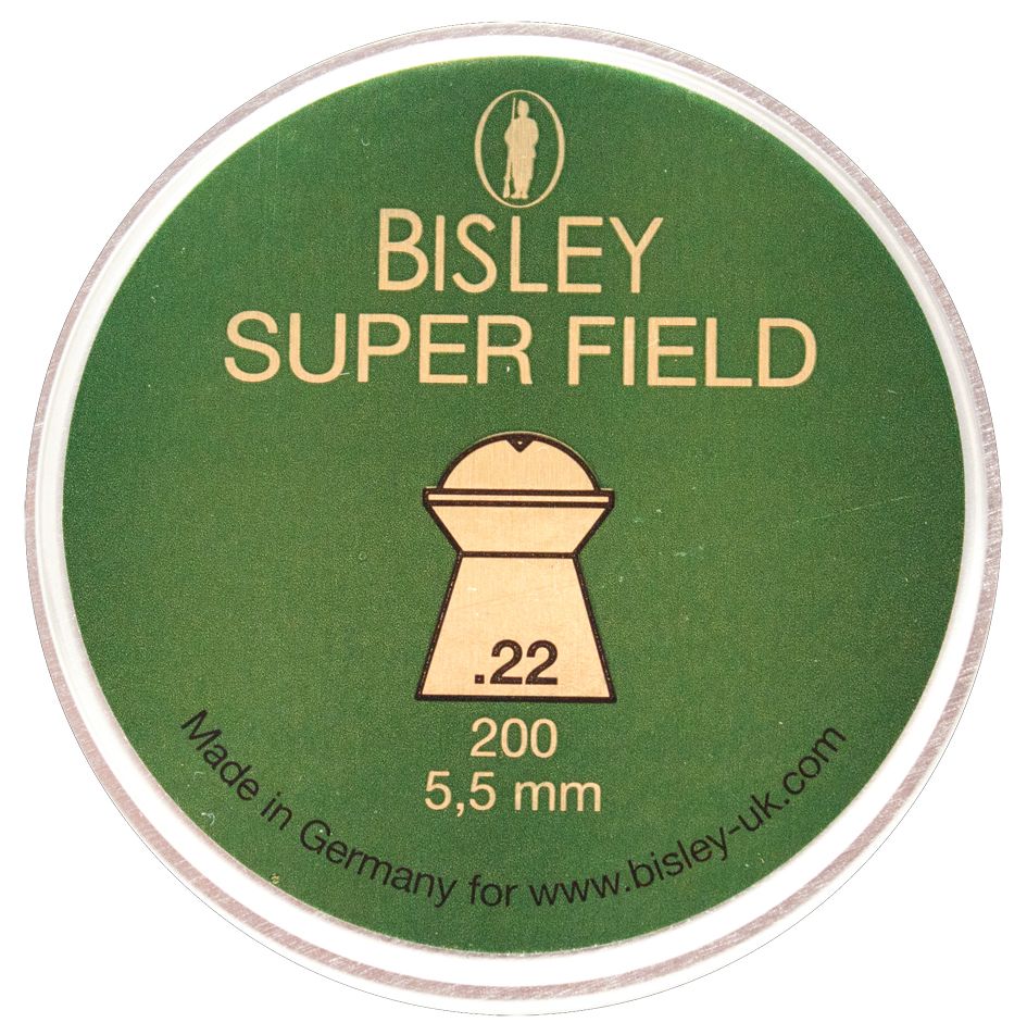 Superfield .22 Tin of 200 by Bisley