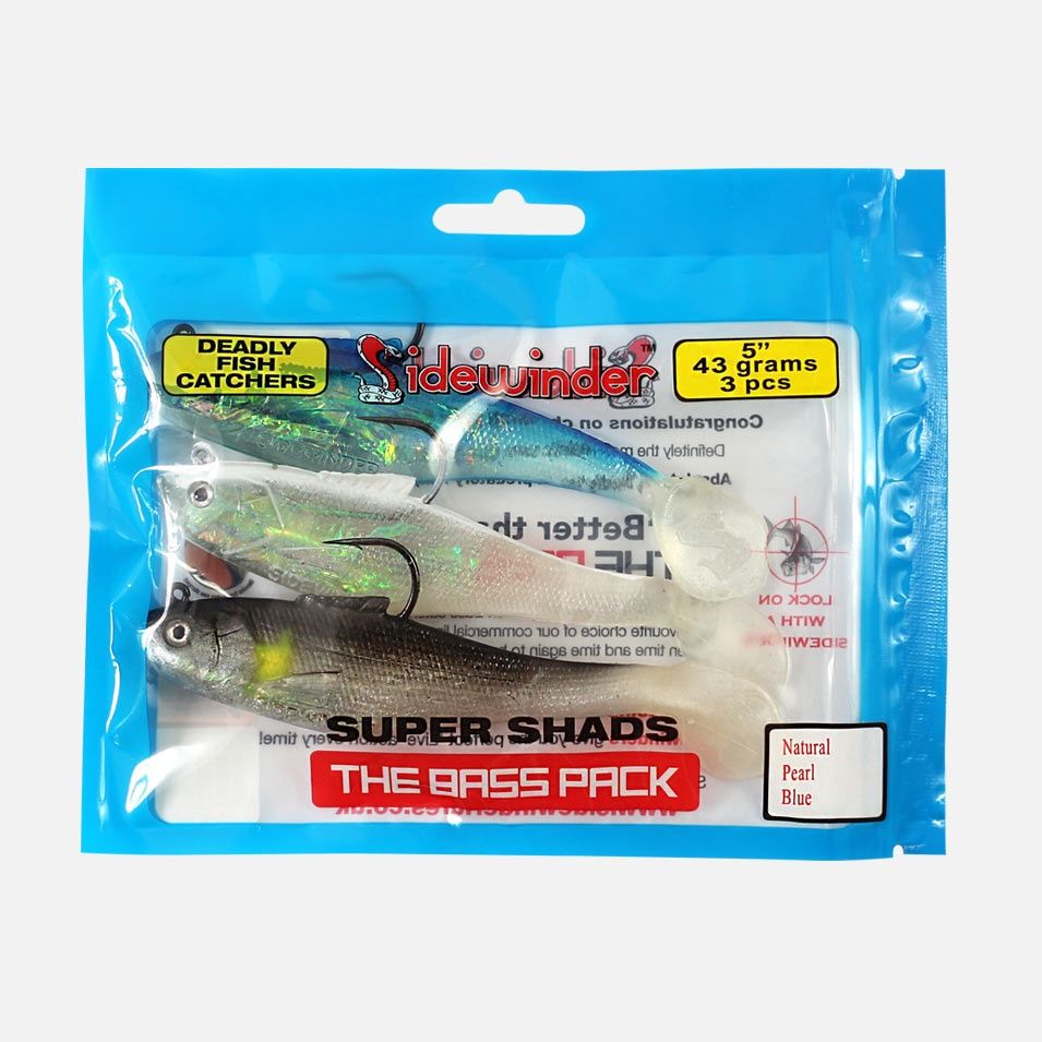 sidewinder super shad &quot;the bass pack&quot;