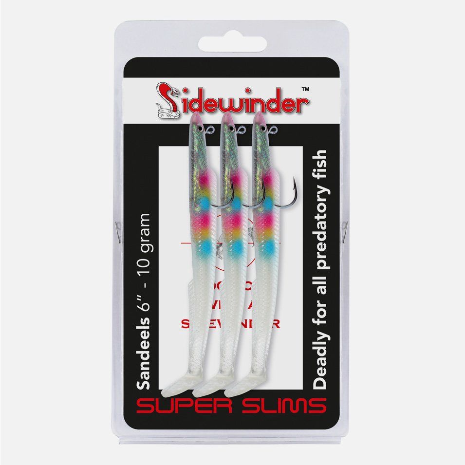 Sidewinder sandeel 6inch 10g super slim candy king
